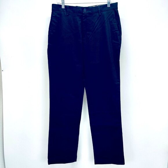 DOCKERS Pants Size 32x32 Men's Signature Go Khaki Straight Fit Lux Cotton Strech